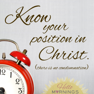 KNOW YOUR POSITION IN CHRIST