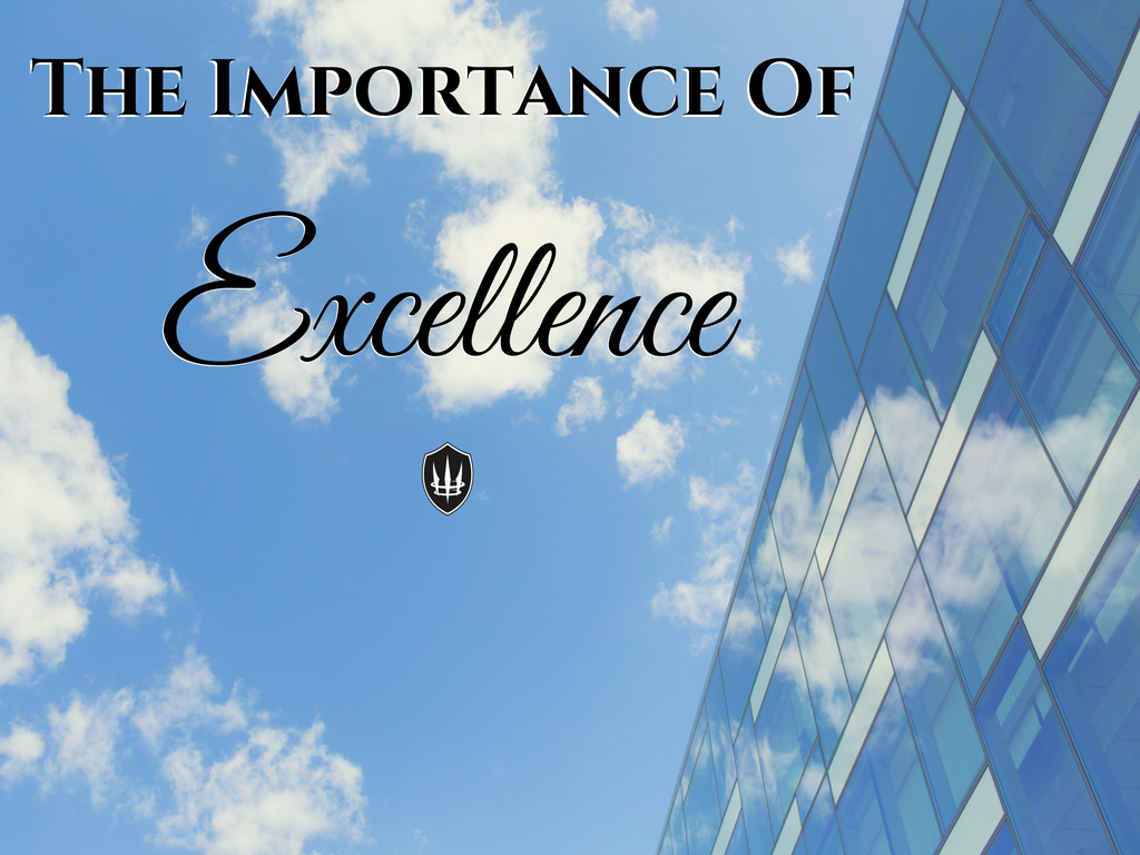 IMPORTANCE OF EXCELLENCE
