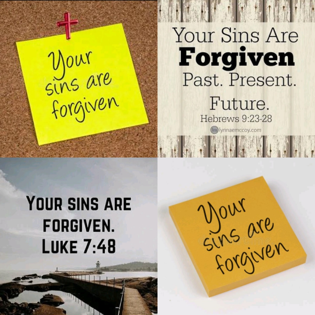 YOUR SINS ARE FORGIVEN