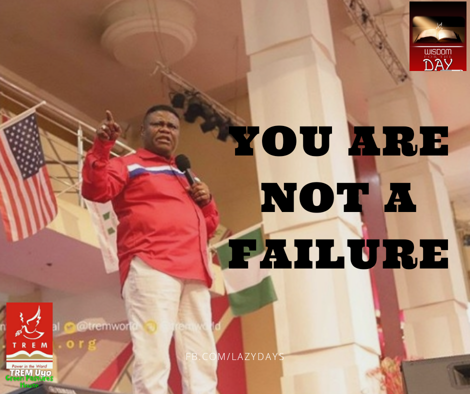 YOU ARE NOT A FAILURE