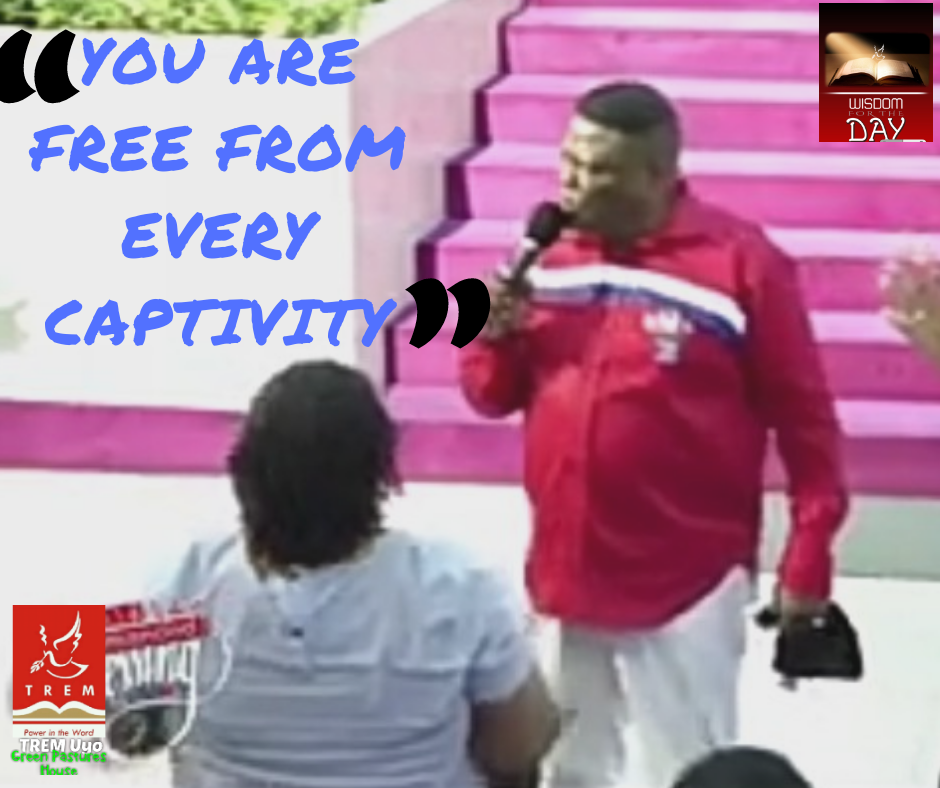 YOU ARE FREE FROM EVEY CAPTIVITY