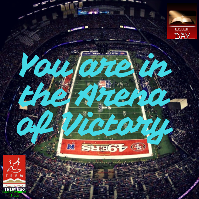 YOU ARE IN THE ARENA OF VICTORY