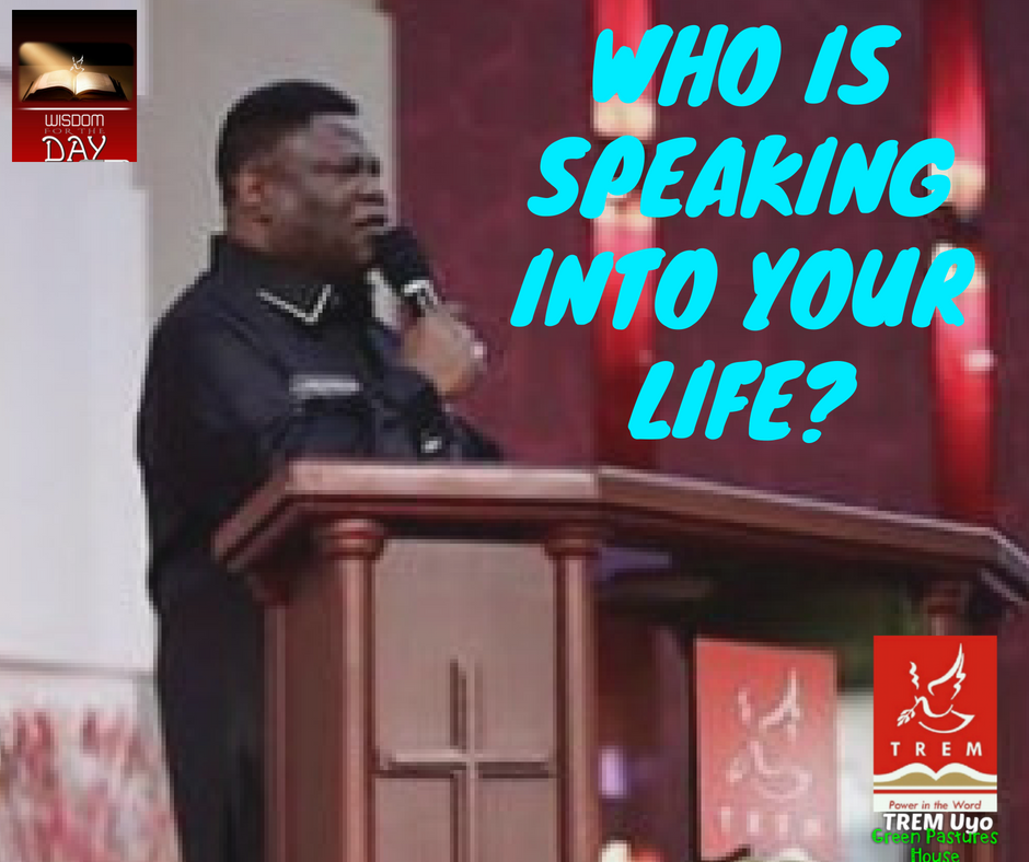 WHO IS SPEAKING INTO YOUR LIFE?