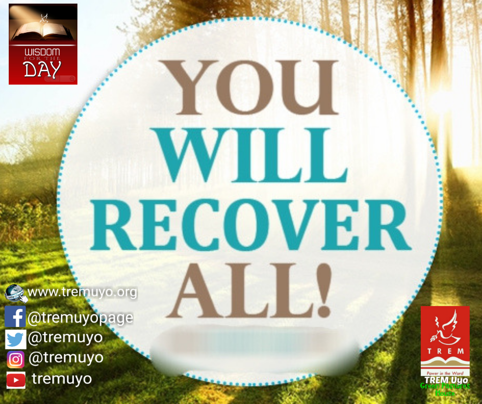 YOU WILL RECOVER ALL