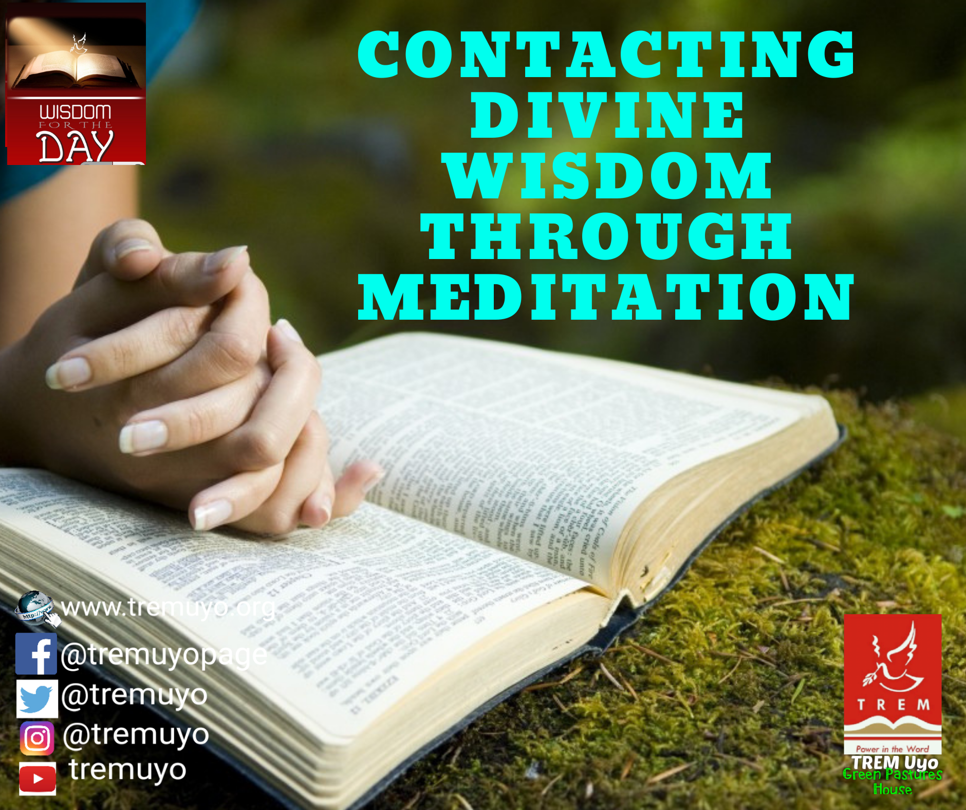 CONTACTING DIVINE WISDOM THROUGH MEDITATION