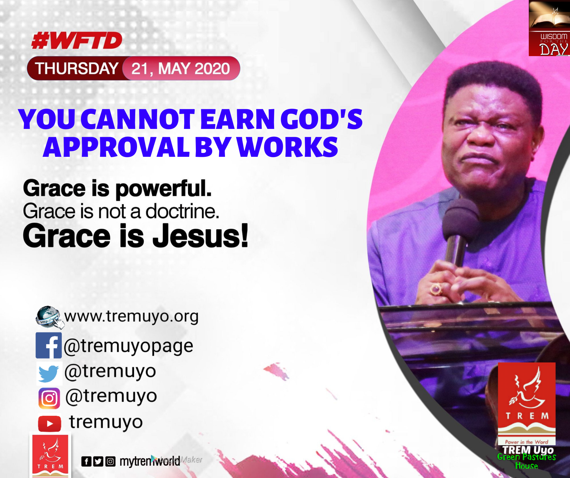 YOU CANNOT EARN GOD’S APPROVAL BY WORKS