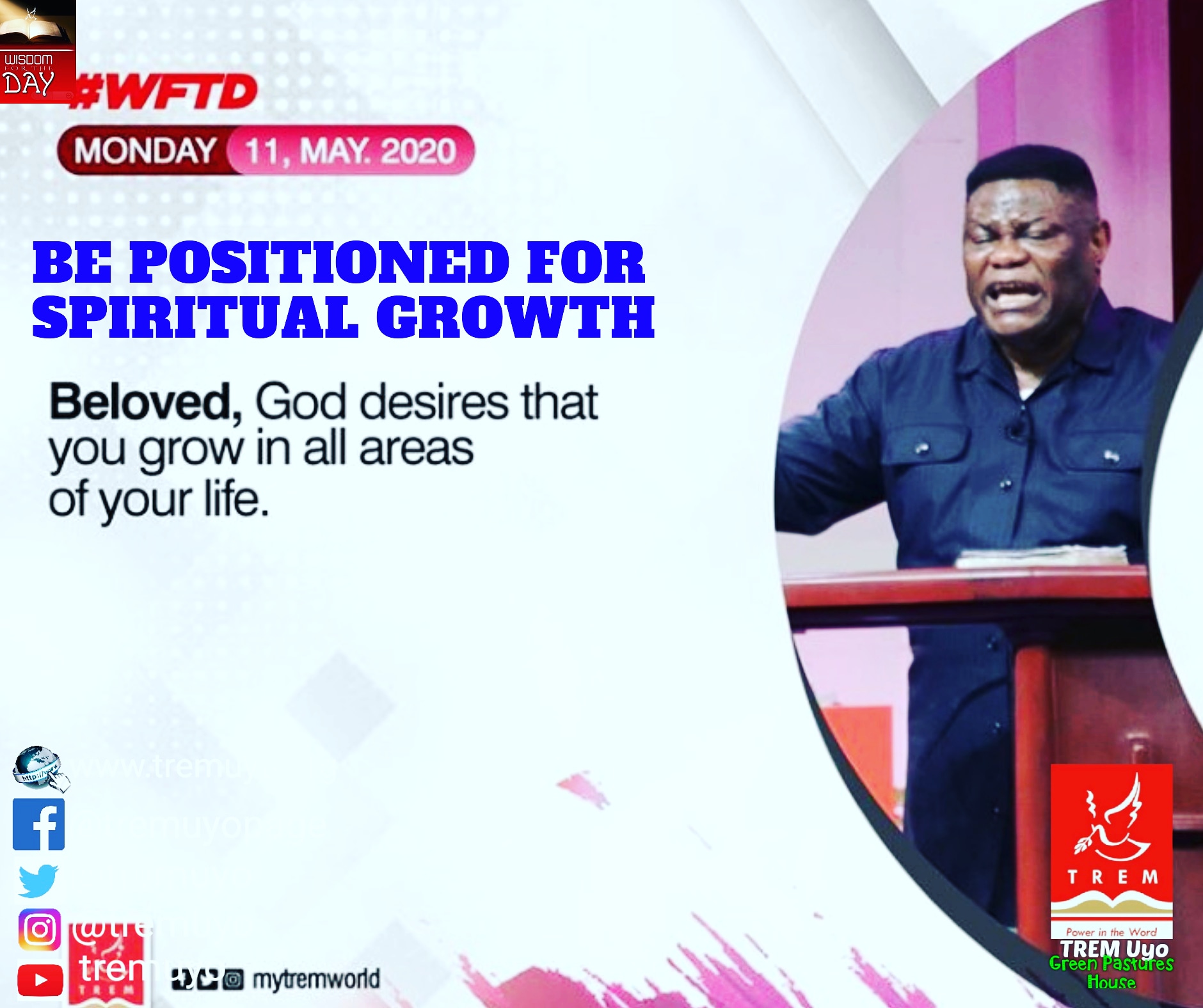 BE POSITIONED FOR SPIRITUAL GROWTH